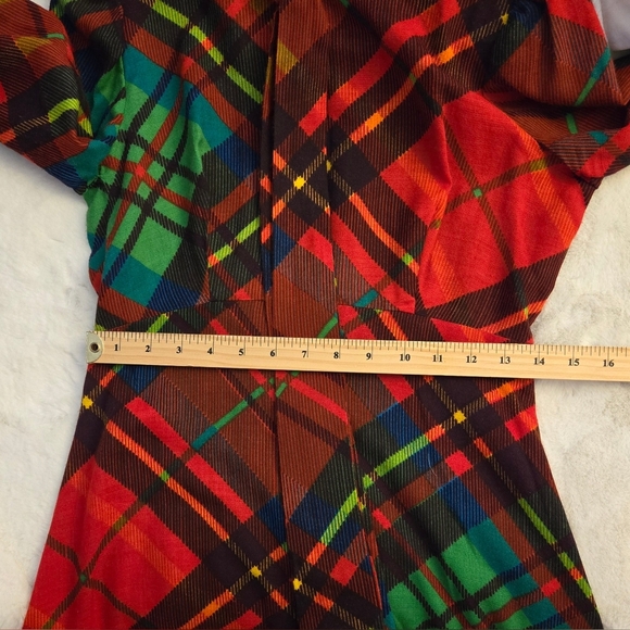 Vintage Algo-Ettes Petite Plaid Dress - Picture 6 of 9